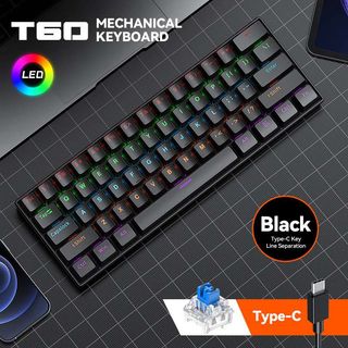 T WOLF T60-GAMING (მექანიკური) კლავიატურა