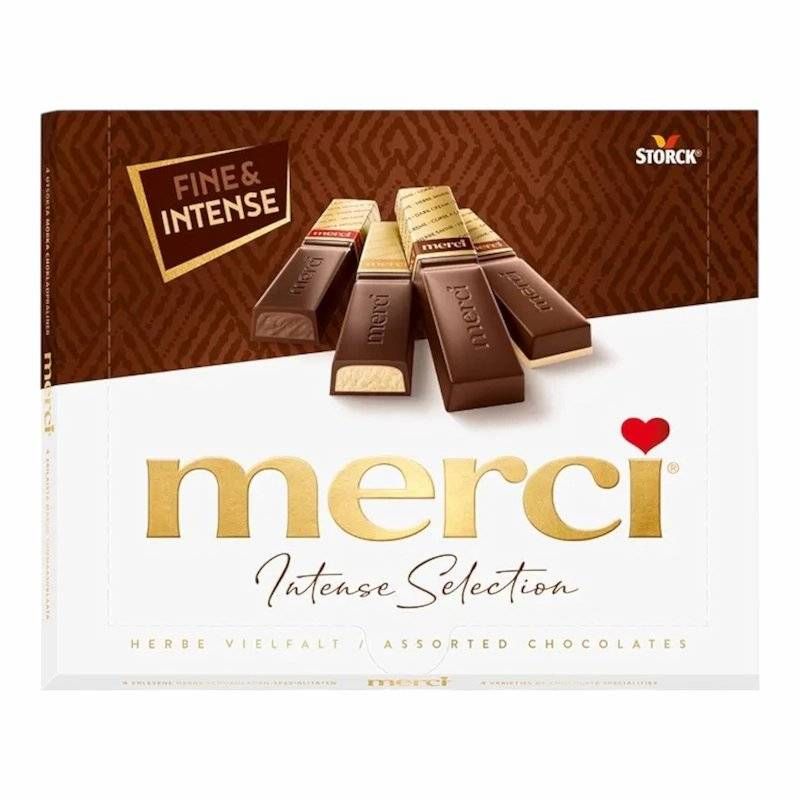 Merci Intense Selection – Assortiment de Chocolats Noirs
