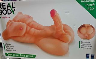 Cuerpo hombre natural pene 20 cnt silicona puro placer