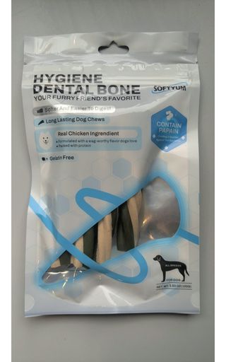 Softyum Dental Hygiene Bones for Dogs with Papain — დენტალური საღეჭი ძვლები ძაღლებისთვის პაპაინით