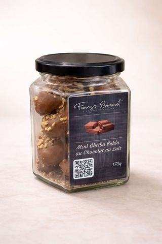 Mini ghriba behla enrobée au chocolat 170g