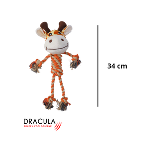 Pluszak z sznurkowym ciałem żyrafa 34cm