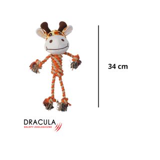 Pluszak z sznurkowym ciałem żyrafa 34cm
