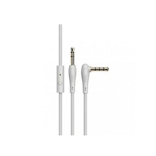 Câble audio AUX 3,5 mm vers 3,5 mm avec microphone et bouton de commande 1M
