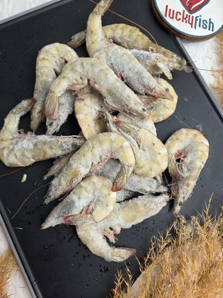 Креветка сира з головою 30/40 ціна за 100г