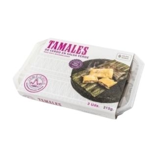 Tamales de cerdo en salsa verde La Reina de las Tortillas