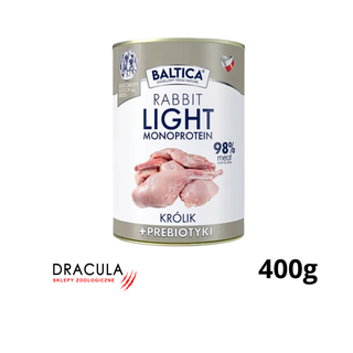 BALTICA Królik Light o obniżonej zawartości tłuszczu 400g