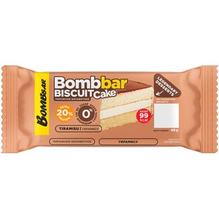 BOMBBAR ბისკვიტის ნამცხვარი, ტირამისუ 45 გრ.