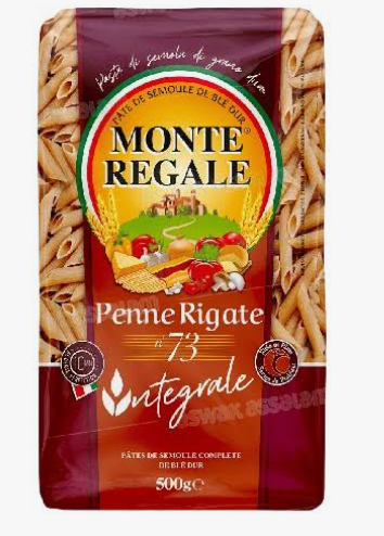 Monte Regale Pâtes Penne Rigate n°68 Classico – 500 g