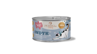 Karma dla kotów Perro Turkey, 185 g