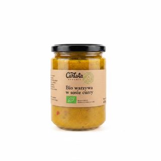 Ekologiczne warzywa w sosie curry Carlota Organic 425 g