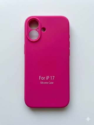 სილიკონის ტელეფონის ქეისი-IPHONE 17 (ვარდისფერი)