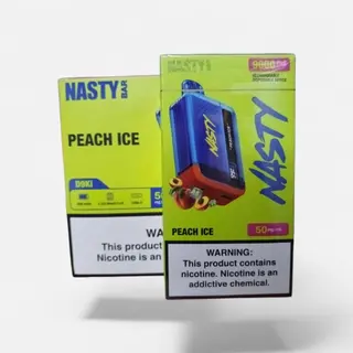 NASTY Peach Ice Bar, 9000 Puffs