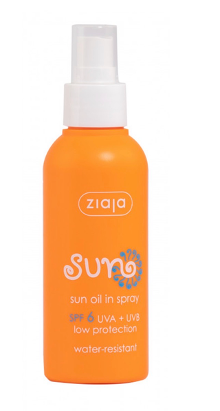 Ziaja sun oil spray spf 6