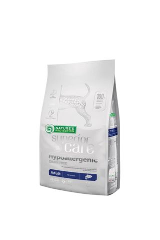 Superior Care Hypoallergenic Grain Free Adult All Breeds cu Somon Vrac 1 kg