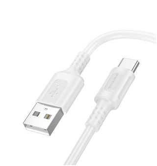 Câble de données et de chargement USB-A vers USB-C, 3.0A 1m, blanc