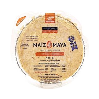 Tortillas de maíz nixtamalizado Maíz Maya 13cm 500g