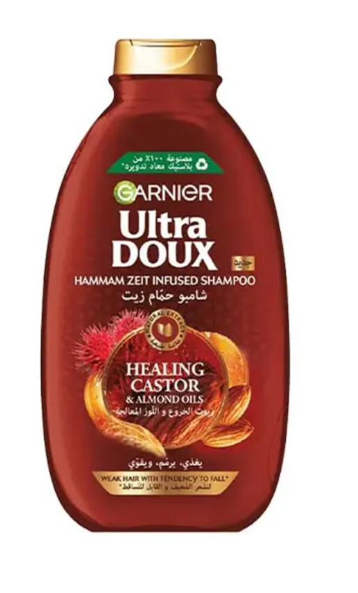 Garnier Ultra Doux Shampooing Restoring Castor Infusé Hammam Zeit– 400 ml