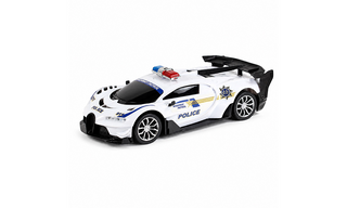 🚓 RC Bugatti Chiron სტილის პოლიციის სუპერქარი 🏎️