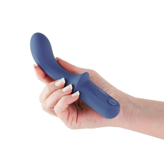 Vibrator din silicon NS Desire Fortuna, albastru