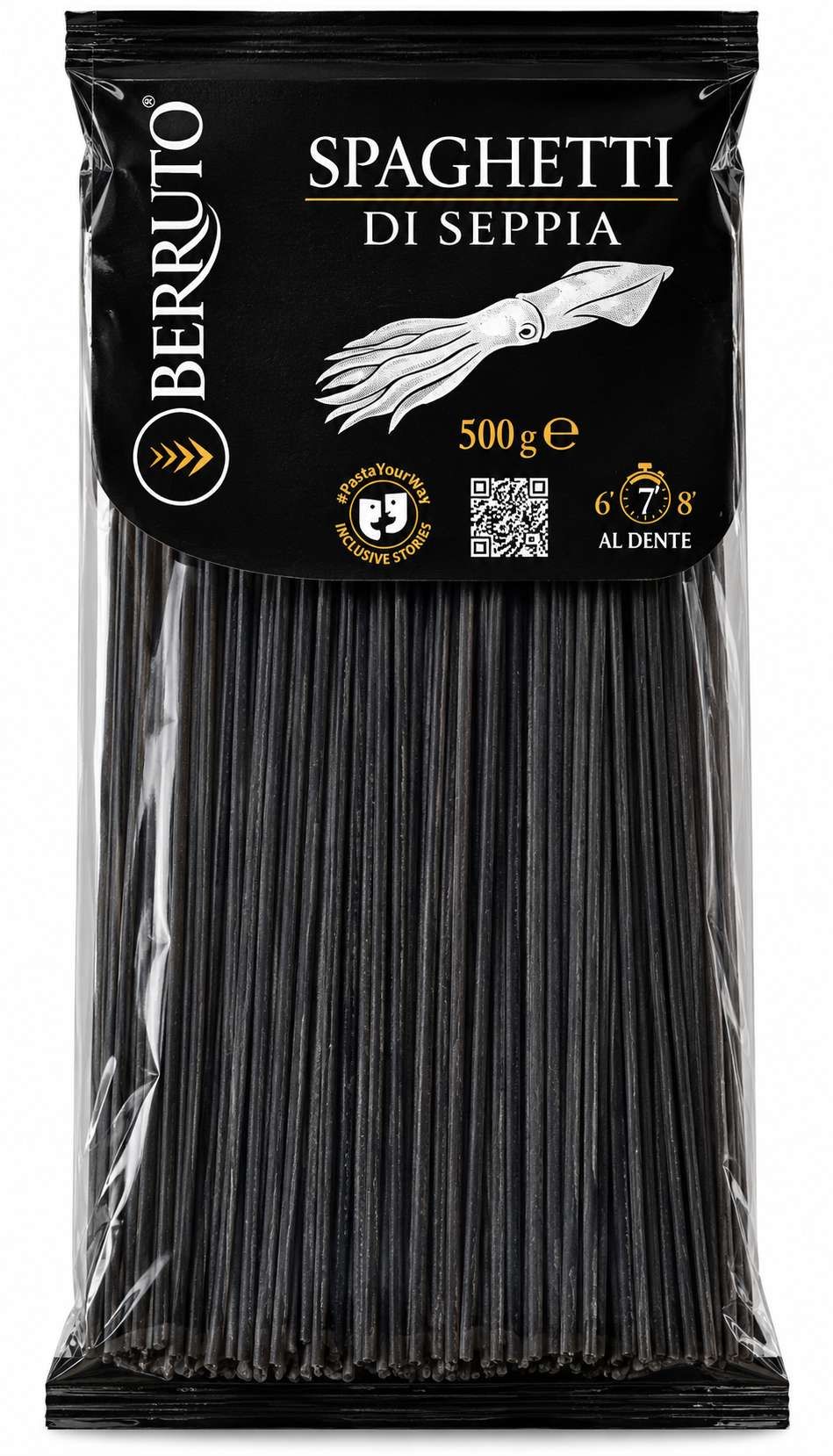 Berruto Spaghetti à l'Encre de Seiche – 500 g
