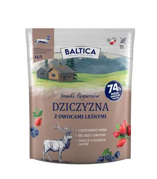 Baltica Forest Fruits Game dla małych ras, 1 kg