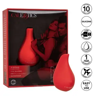 CalExotics Red Hot Glow de silicona, recargable por USB