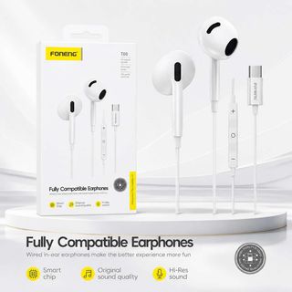 Écouteurs Filaires USB-C Foneng T66