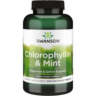 Swanson Chlorophyllin & Mint - 500 Chewable Tablets