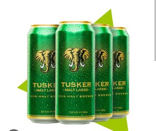 Tusker Malt Lager Beer, 6x500ml