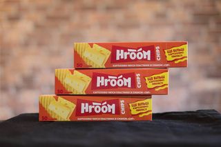 Чипси картопляні пластинки "Сир" Hroom 50 г