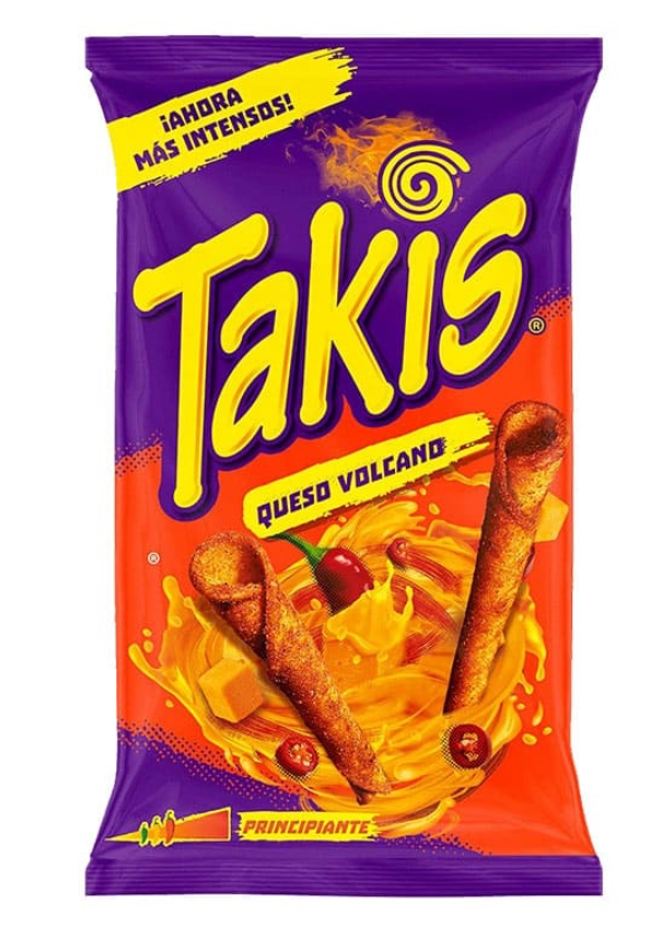 Takis Spicy Queso Snack de Maïs Roulé – 90 g