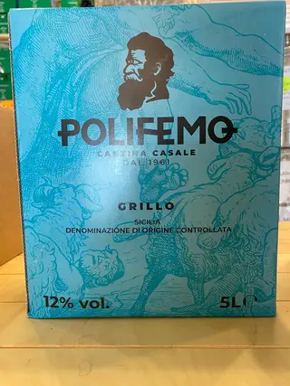 VINO BIANCO GRILLO DOC SICILIA 12 % vol