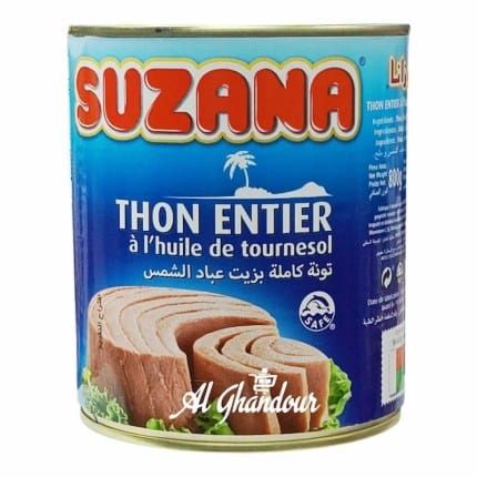 Thon Entier à l’Huile de Tournesol Suzana