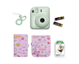 Fujifilm Instax Mini 12 Gift Box Bundle Mint Green