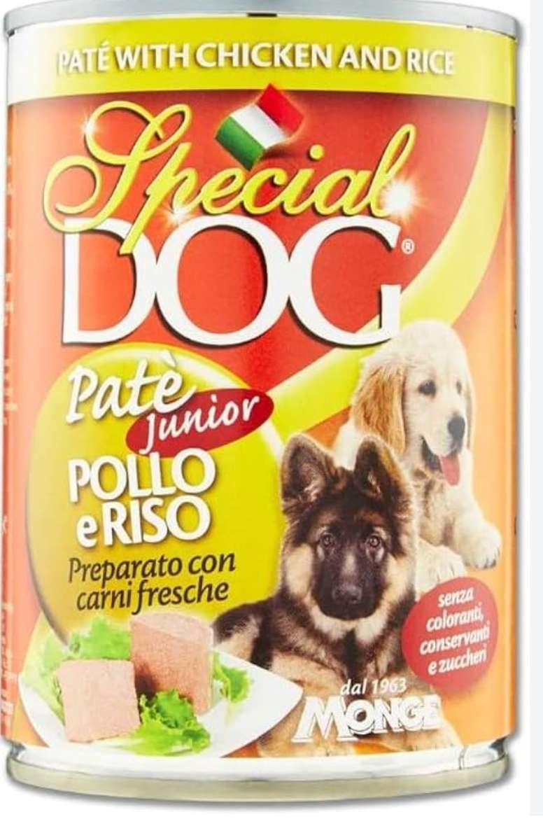 Special Dog Junior Pâté Poulet et Riz pour Chiot – 400 g