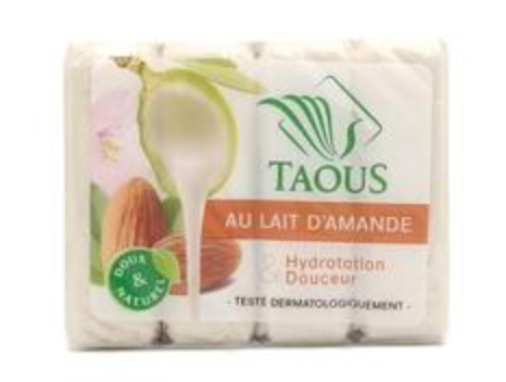Taous Savon au Lait d'Amande– Lot de 4