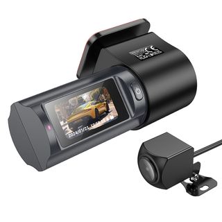 Hoco DV8 Caméra de voiture,2K avec caméra arrière,Enregistreur de conduite discret 140° avec écran 1,47