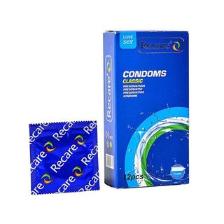 Презервативи Recare Classic Condoms 12 шт, класичні SX3327