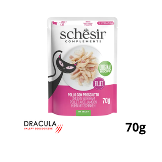 Schesir Kurczak z Szynką 70g