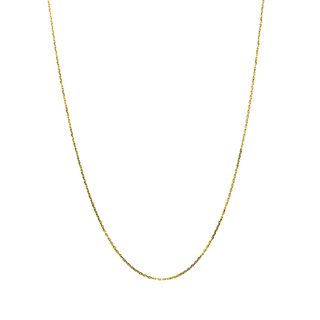 Cadena Forzada 42 cm en Oro Amarillo 18 Kilates