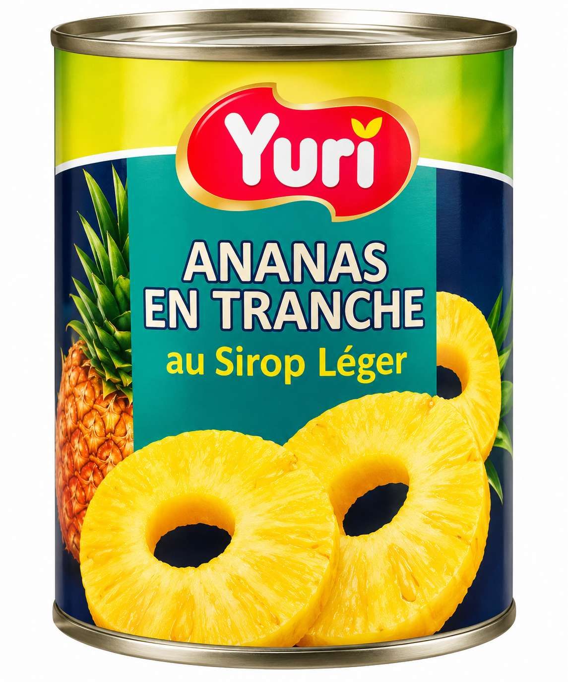 Ananas en Tranches au Sirop Léger – 830 g