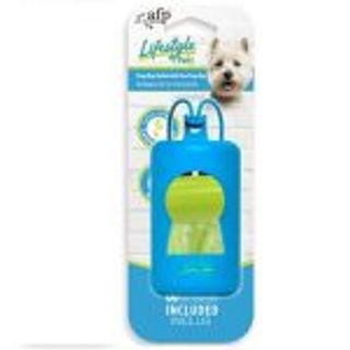 ALL FOR PAWS Distributeur d'animaux de compagnie bleu avec sac en caca
