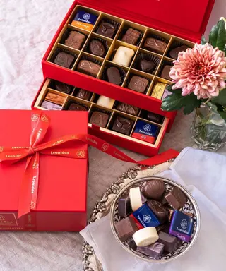 Coffret Bijoux Rouge 2étages Saint valentin عيد الحب شوكولاتة