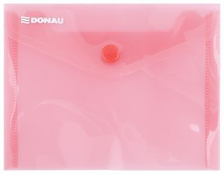 DONAU Czerwona teczka kopertowa PP, 180 mikronów