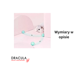 Interaktywna uciekająca piłka dla kota