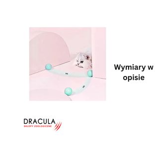 Interaktywna uciekająca piłka dla kota