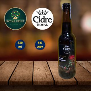 "Apple with cranberry" ტკბილი სიდრი, 0,33 ლ, Cidre Royal