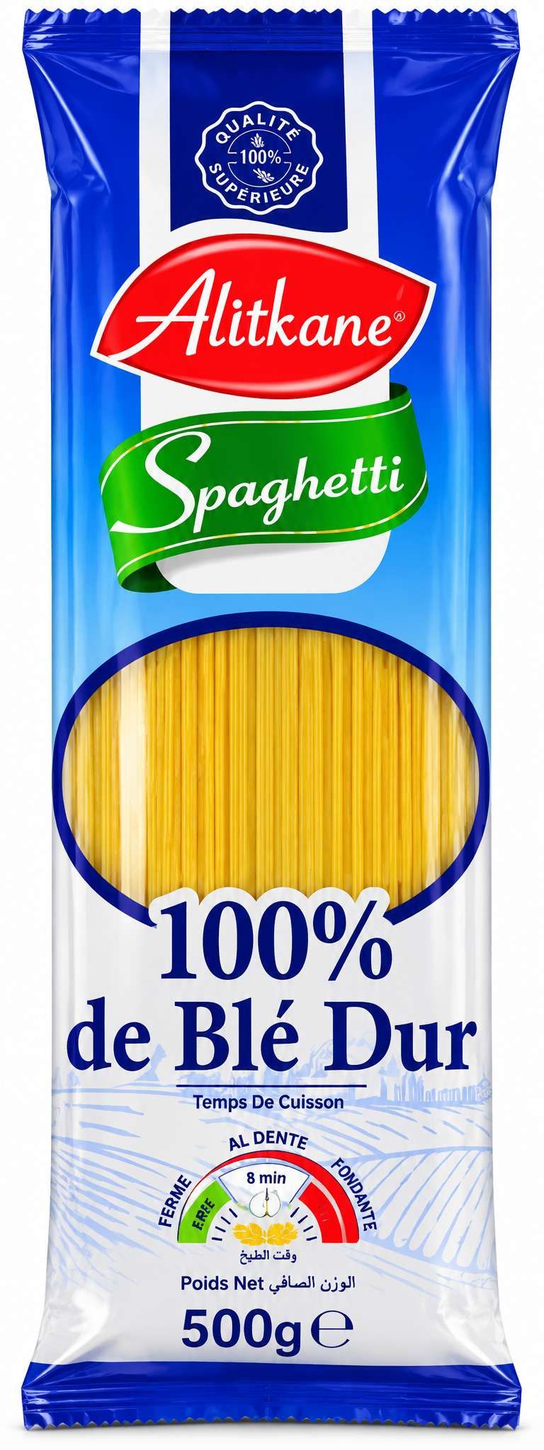 Alitkane Spaghetti 100 % Blé Dur – 500 g