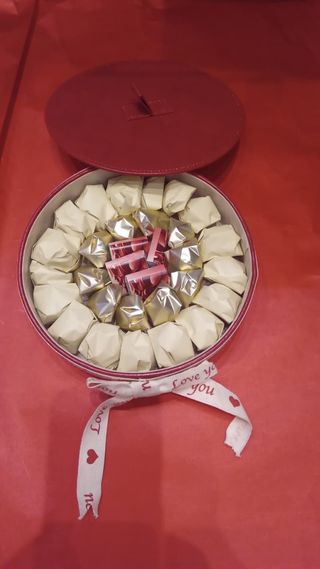 Boite à couvercle happy valentine